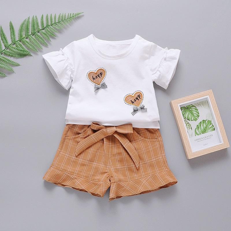 2-piece T-shirt & Shorts for Toddler Girl - PrettyKid