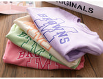 Baby Kid Girls Letters Hoodies Swearshirts - PrettyKid