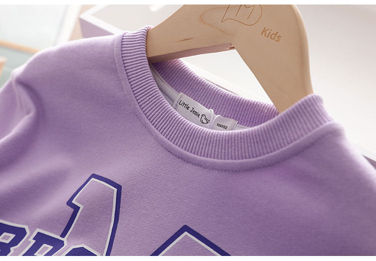 Baby Kid Girls Letters Hoodies Swearshirts - PrettyKid