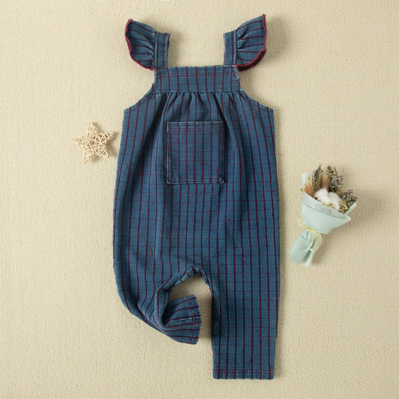 2 Pieces Set Baby Kid Unisex Letters Tops And Striped Jumpsuits - PrettyKid