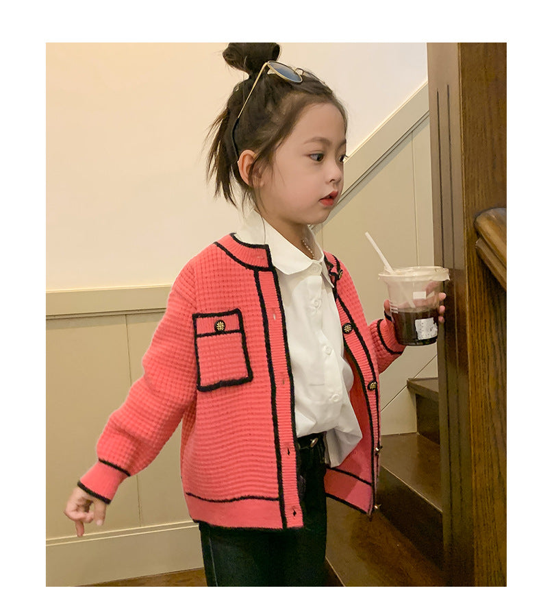 Baby Kid Girls Color-blocking Jackets Outwears - PrettyKid