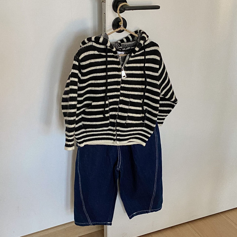 Baby Kid Unisex Striped Jackets Outwears - PrettyKid