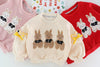 2 Pieces Set Baby Kid Girls Cartoon Bow Hoodies Swearshirts And Color-blocking Pants - PrettyKid