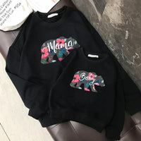 wholesale kids jeans Parent-Child Letter Pattern Sweatshirt - PrettyKid