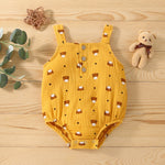 3-24M Baby Girls Star Bear Print Cami Bodysuit Wholesale Baby Clothing - PrettyKid