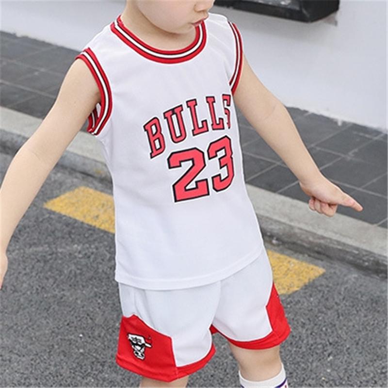 2 Pieces Causal Numbers Tee & Shorts for Kid Boy - PrettyKid