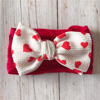 Girl Bowknot Decor Printed Headband - PrettyKid