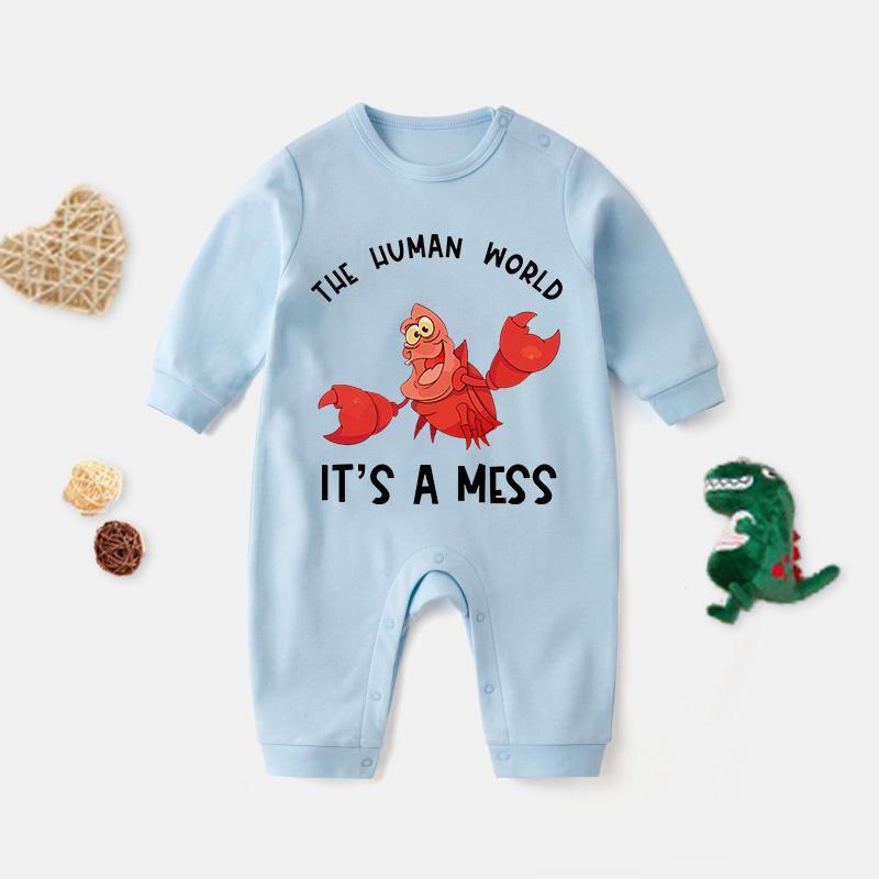 Lobster Pattern Jumpsuit for Baby - PrettyKid