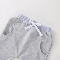 2 Pieces Set Baby Kid Unisex Solid Color Hoodies Sweatshirts And Pants