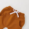 2 Pieces Set Baby Kid Unisex Solid Color Hoodies Sweatshirts And Pants
