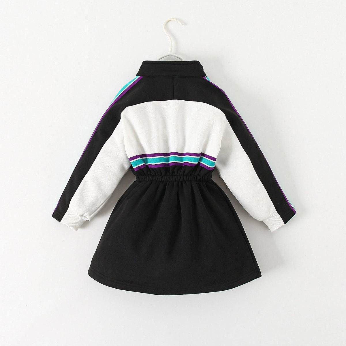 Baby Kid Girls Color-blocking Dresses