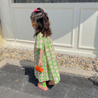 Baby Kid Girls Flower Print Dresses