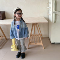 Baby Kid Girls Solid Color Jackets Outwears