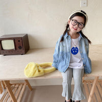 Baby Kid Girls Solid Color Jackets Outwears