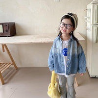 Baby Kid Girls Solid Color Jackets Outwears