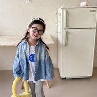 Baby Kid Girls Solid Color Jackets Outwears