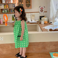 Baby Kid Girls Flower Print Dresses