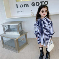 Baby Kid Girls Striped Dresses