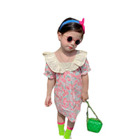 Baby Kid Girls Flower Print Dresses