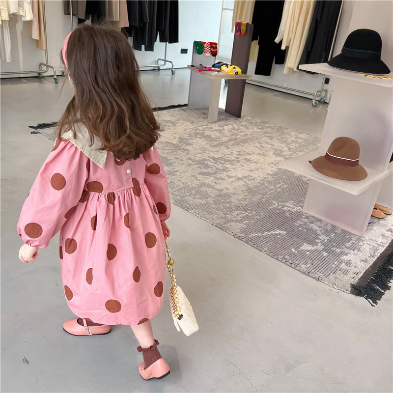 Baby Kid Girls Polka dots Dresses