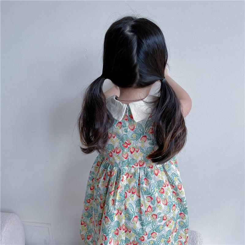 Baby Kid Girls Fruit Print Dresses