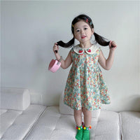 Baby Kid Girls Fruit Print Dresses