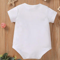 Baby Unisex Letters Rompers