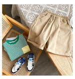 Baby Kid Boys Solid Color Shorts