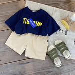 Baby Kid Boys Letters Print T-Shirts
