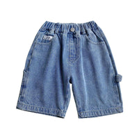 Baby Kid Boys Solid Color Shorts Jeans