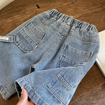 Baby Kid Boys Solid Color Shorts Jeans