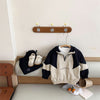Baby Kid Boys Letters Color-blocking Jackets Outwears