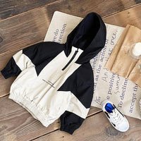 Baby Kid Boys Letters Color-blocking Jackets Outwears