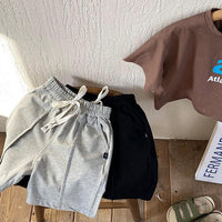 Baby Kid Boys Solid Color Shorts