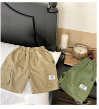 Baby Kid Boys Solid Color Shorts