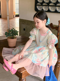 Baby Kid Girls Flower Dresses