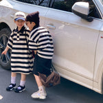Baby Kid Unisex Striped Polo Shirts