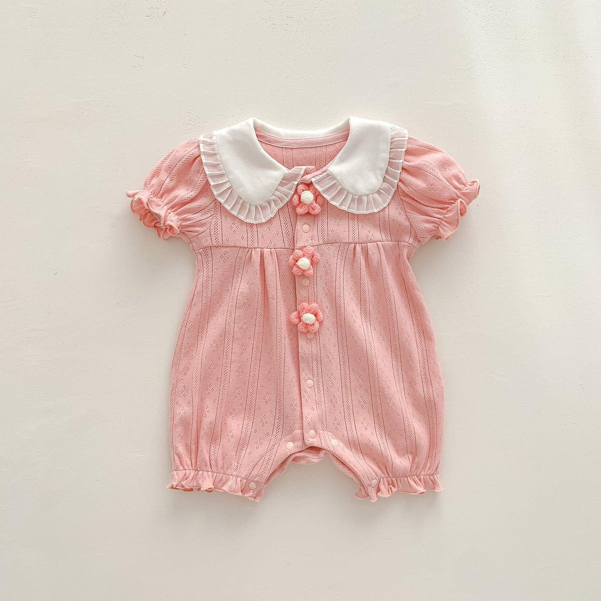 Baby Girls Flower Rompers