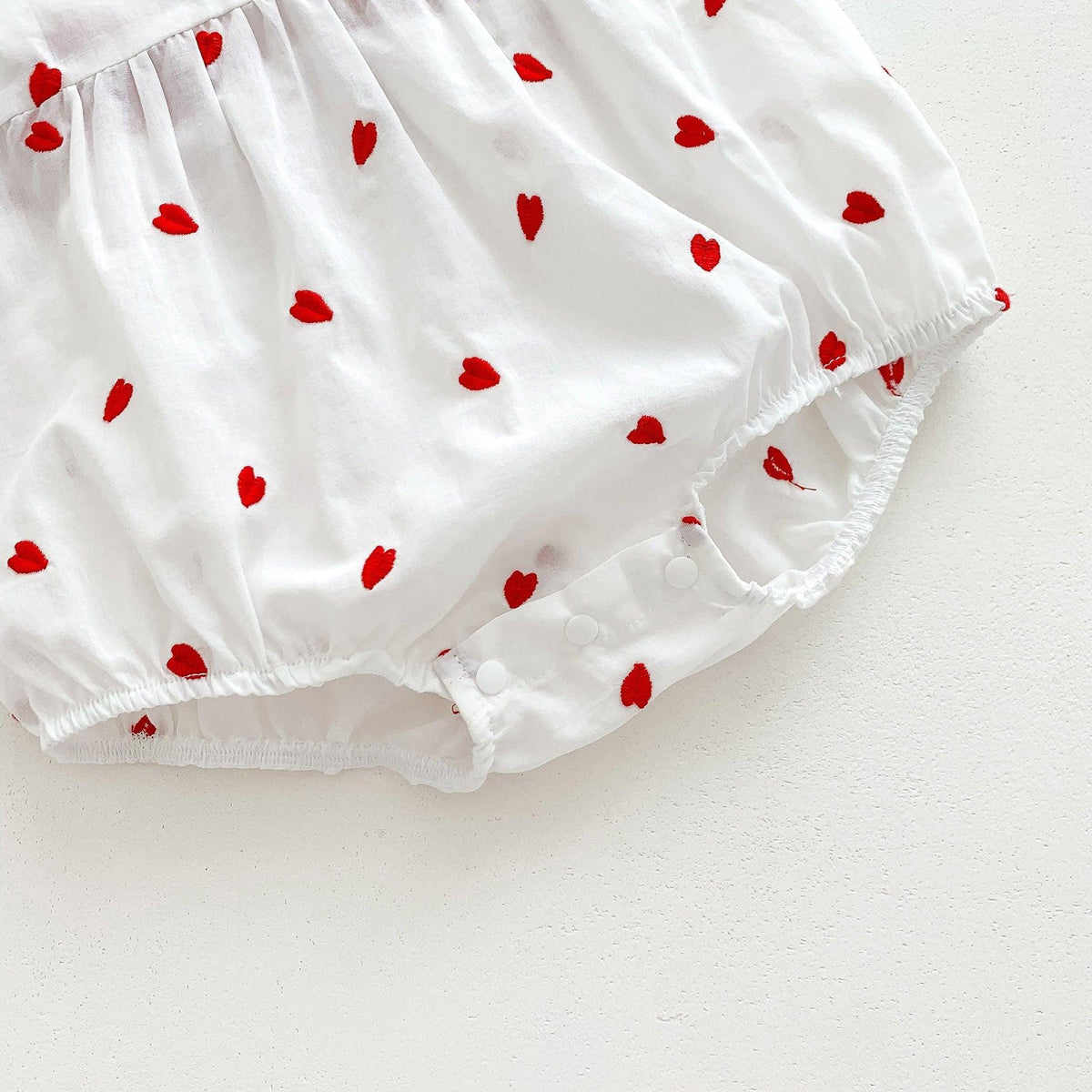 Baby Girls Love heart Print Rompers