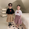 Baby Kid Unisex Solid Color Pants