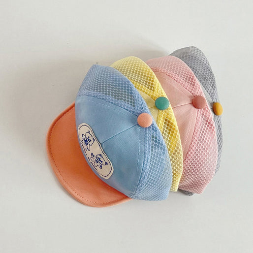 Baby Unisex Cartoon Embroidered Accessories Hats