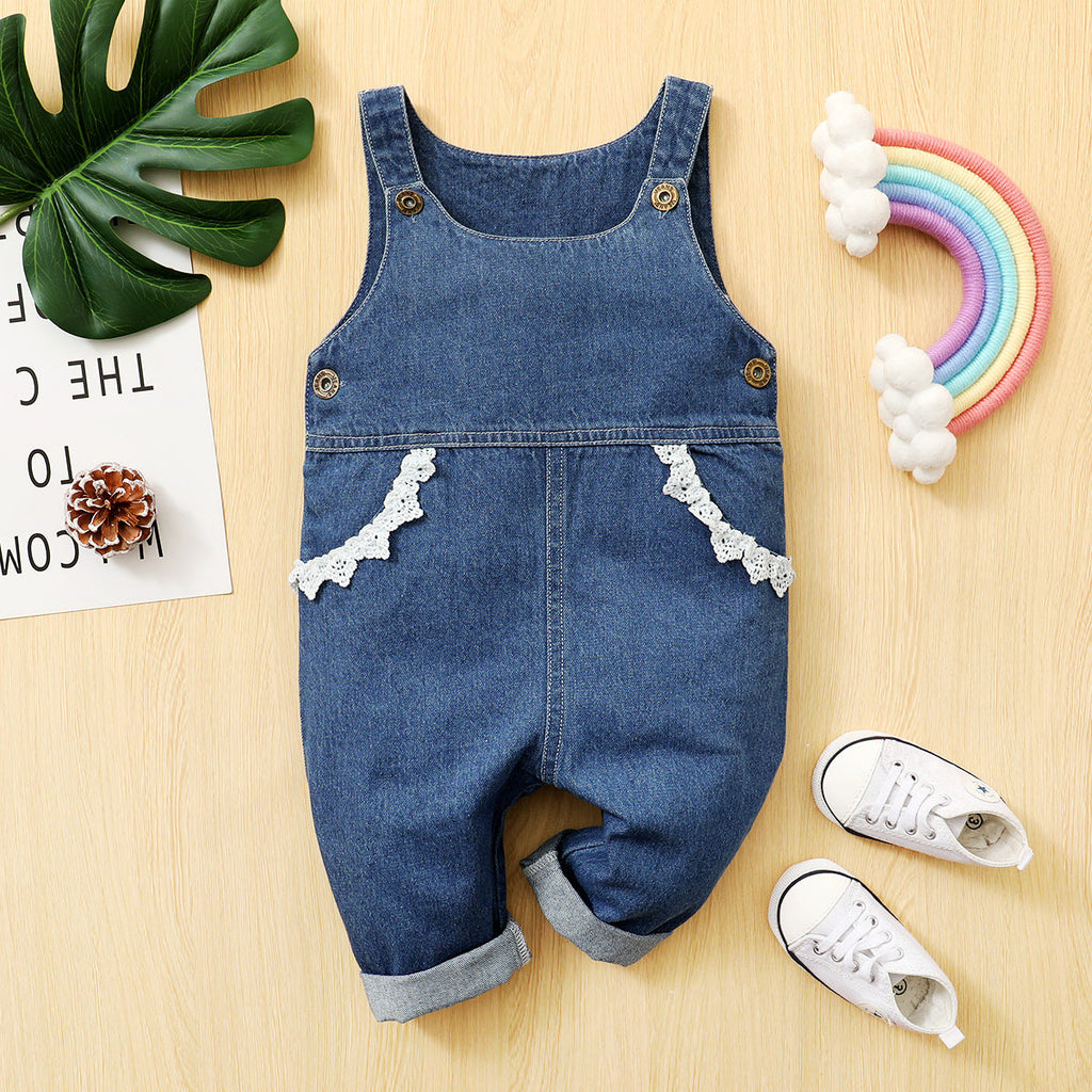 Baby Girls Lace Jumpsuits