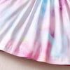 Baby Kid Girls Letters Fruit Tie Dye Print Dresses
