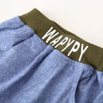 Baby Kid Boys Letters Color-blocking Shorts