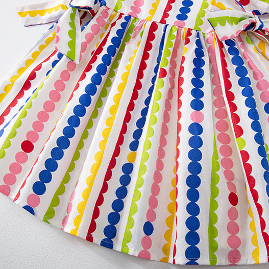Baby Kid Girls Polka dots Print Dresses