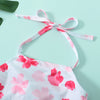 Baby Girls Flower Print Rompers Swimwears
