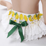 Baby Girls Fruit Bow Print Shorts