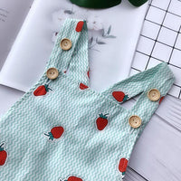 Baby Girls Fruit Print Rompers