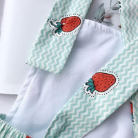 Baby Girls Fruit Print Rompers