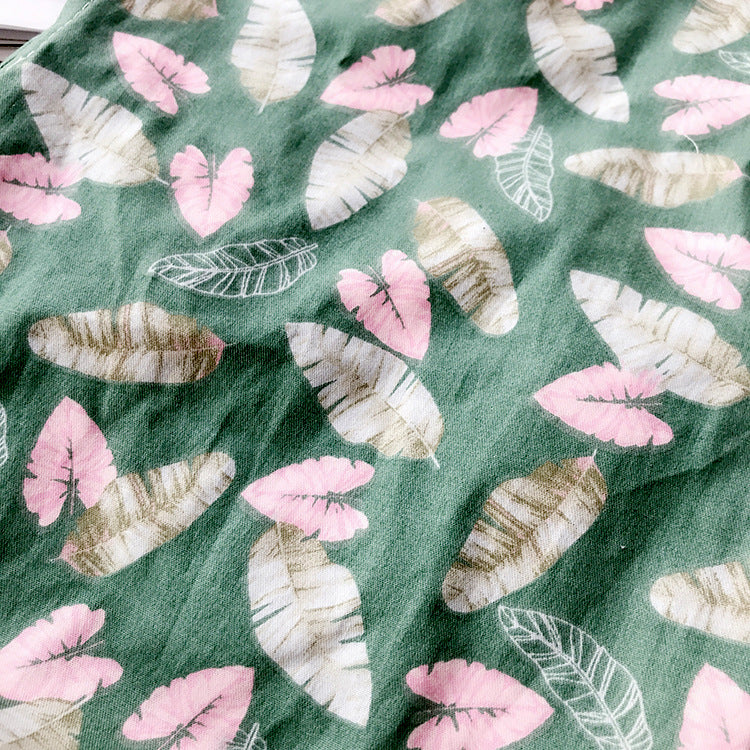 Baby Girls Plant Print Rompers